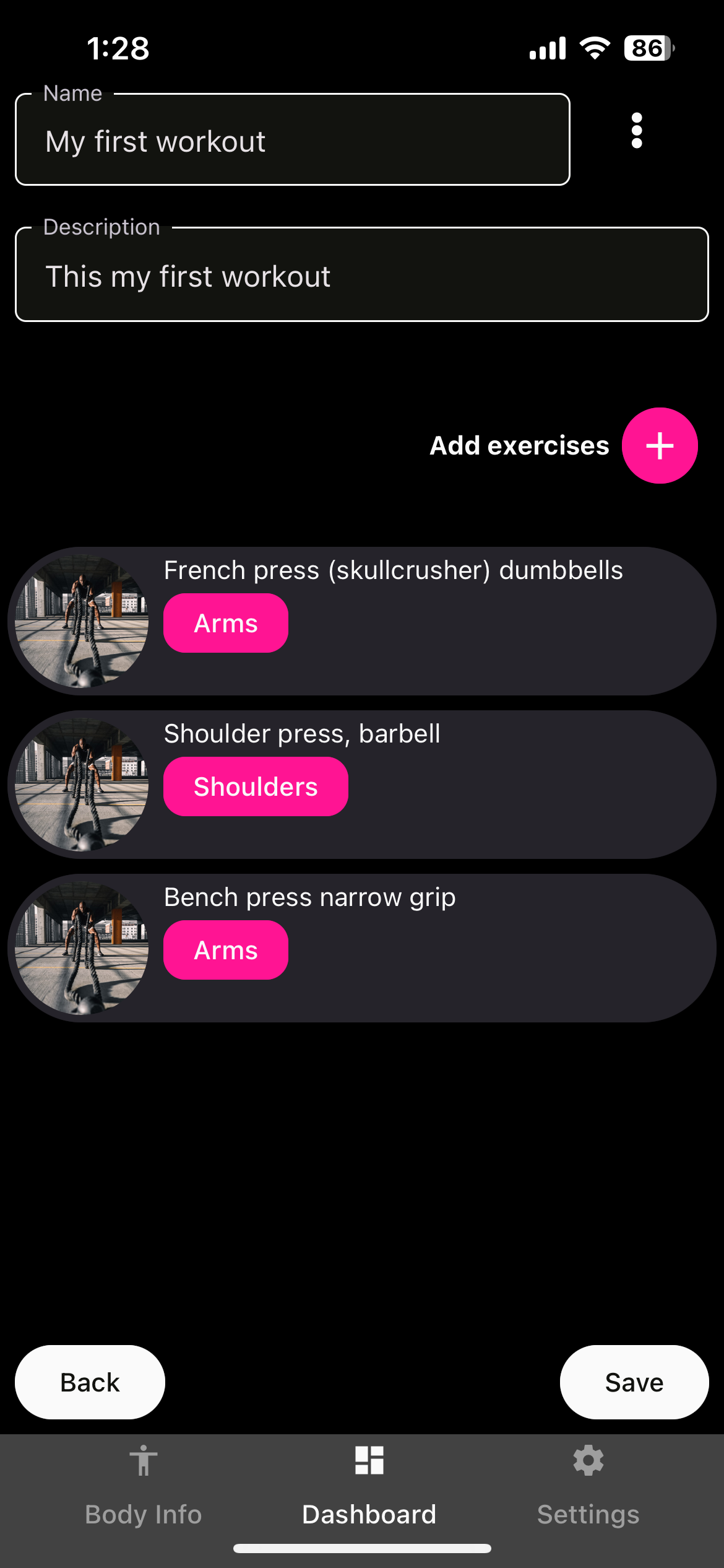 Workout Builder